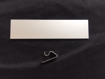 WEMA-BOX 94x23x2.4mm Kunststoff METALLEX, alufarbig matt